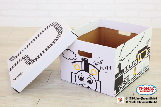 ぬりえもできる収納ボックス