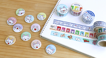 オフィス渋谷様　『刊行45周年記念 ノンタン絵本の世界展もっと！ノンタン みんなだいすき！』催事グッズ